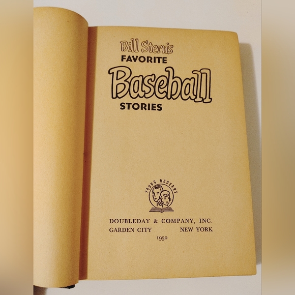 Vintage 1950 Bill Stern's Favorite Baseball Stories Hard Cover Book MLB antique - Picture 6 of 8